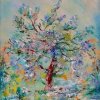 Apple tree Canvas, oil 30х35 2005