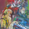 Maestro Jazz  Canvas, oil 100х60 2011
